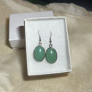 Chalcedony Silver Dangle Earrings